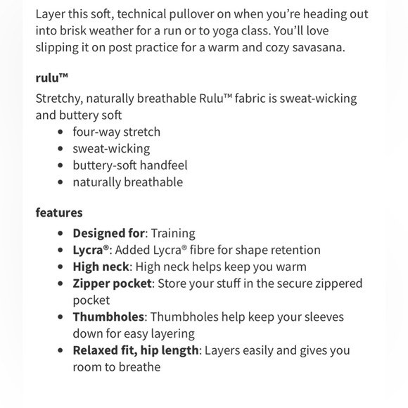 Lululemon forever endeavour long sleeve black and white size 8 like new - Picture 11 of 14